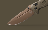 Нож складной BENCHMADE Adamas, G-10 OD Green, Cru-Wear