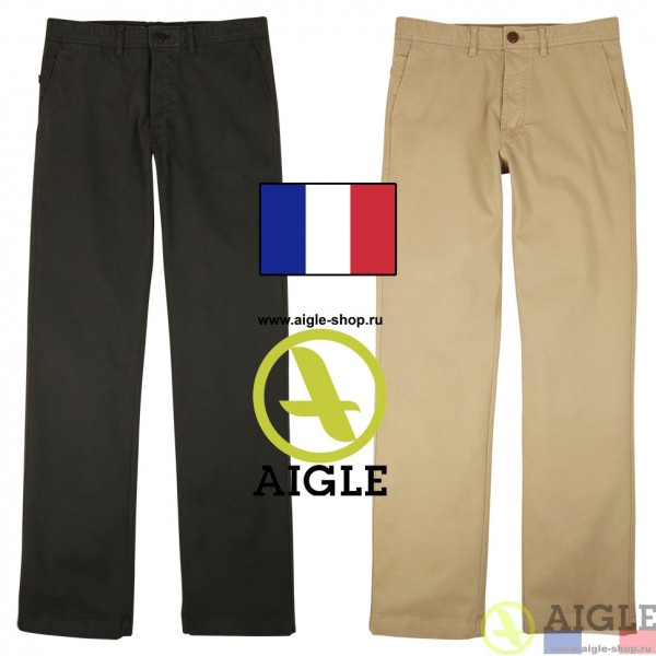 Брюки из хлопка AIGLE Softpant