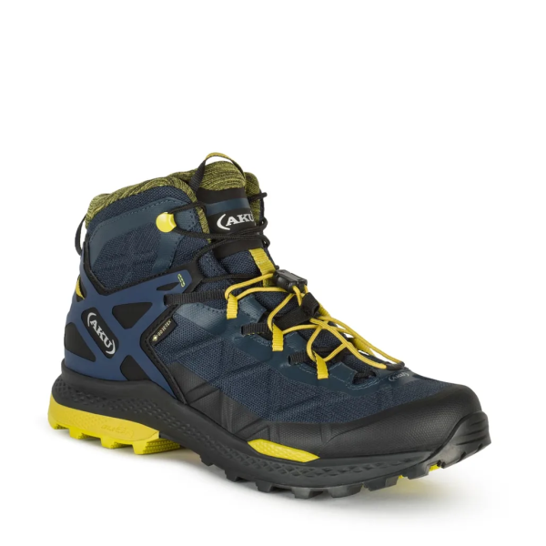Ботинки AKU ROCKET MID DFS GTX, blue/mustard