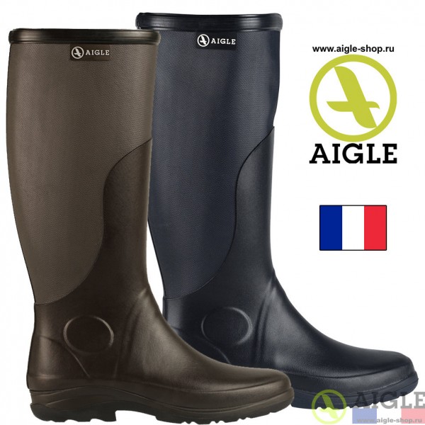 Резиновые сапоги из каучука AIGLE Rboot