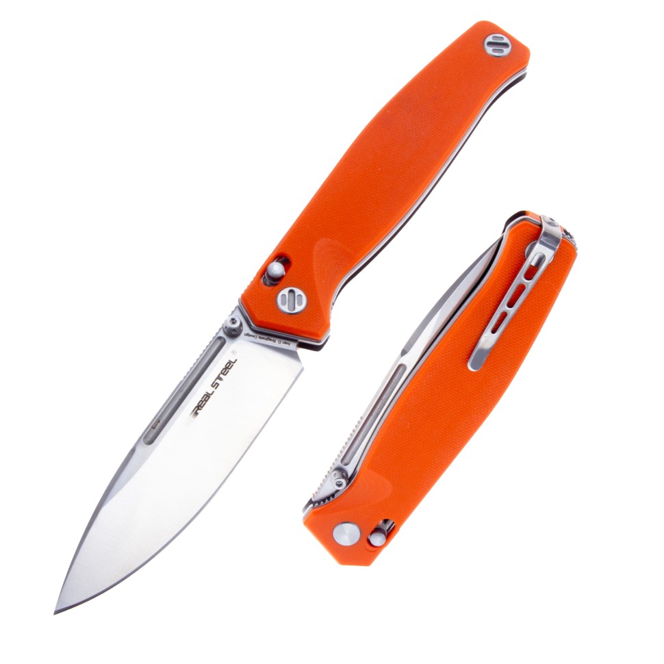 Нож складной Real Steel Huginn Orange