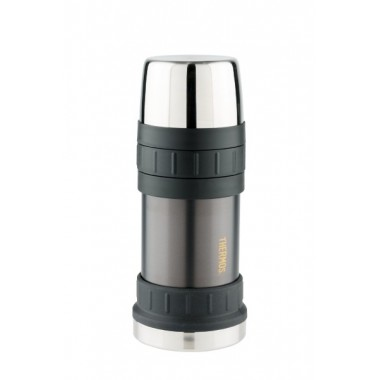 Термос для еды THERMOS 2345GM Stainless Steel 0,47л, нерж.сталь, темно-серый, 156914