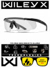 Очки с баллистической защитой WILEYX Saber Advanced Matte Black (Clear)