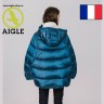 Женский пуховик в виде пончо AIGLE Beryponcho