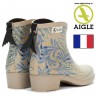 Женские короткие сапоги из каучука AIGLE Miss Juliette Bottillon Print
