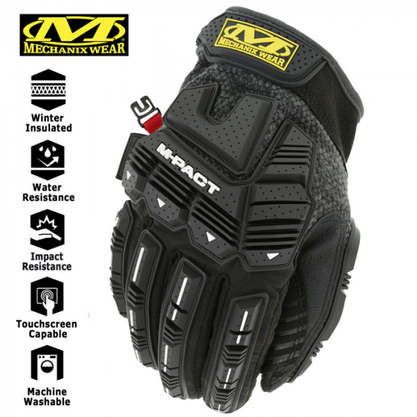 Защитные зимние перчатки MECHANIX ColdWork M-Pact с поддержкой тачскрин